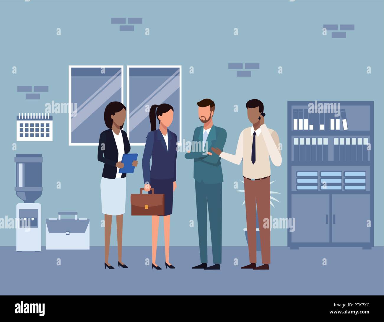 People discuss graphs Stock Vector Images - Alamy