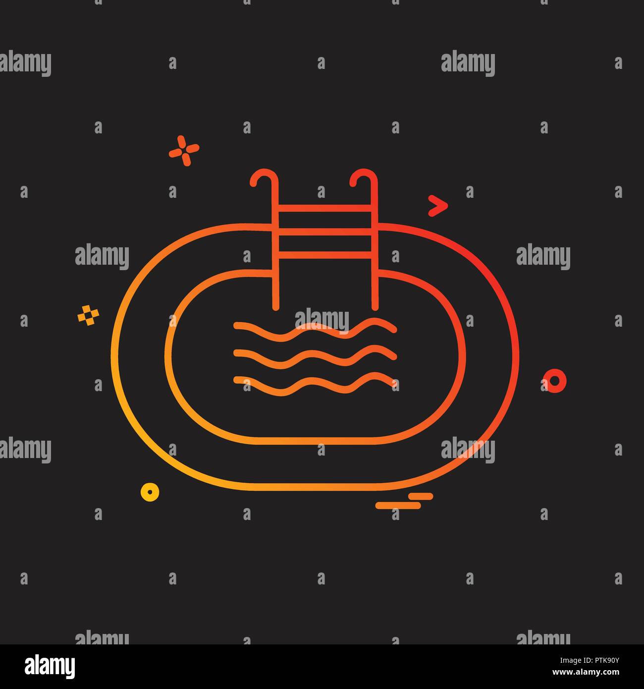 Swimming pool icon design vector Stock Vector Image & Art - Alamy