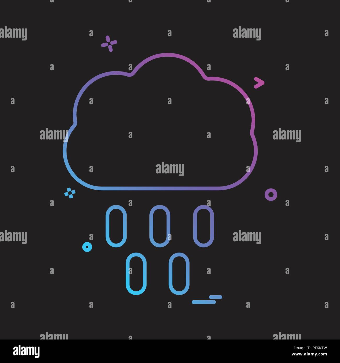 Cloud icon design vector Stock Vector Image & Art - Alamy