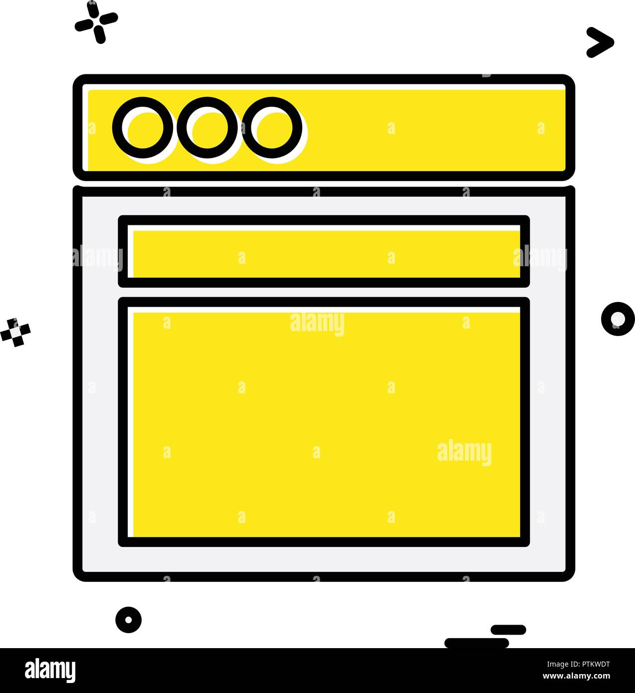 Web layouts icon design vector Stock Vector Image & Art - Alamy