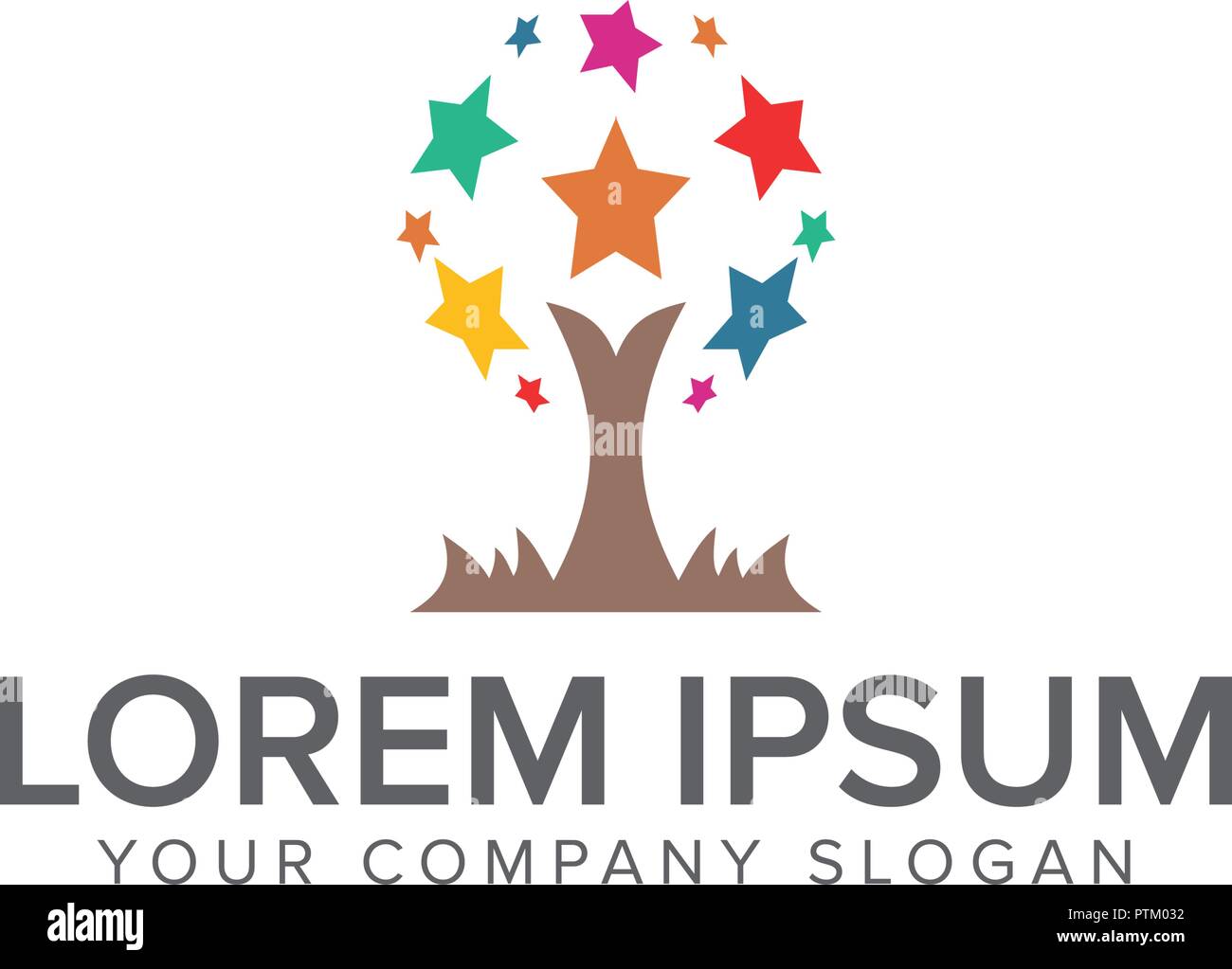 star tree logo design concept template Stock Vector Image & Art Alamy