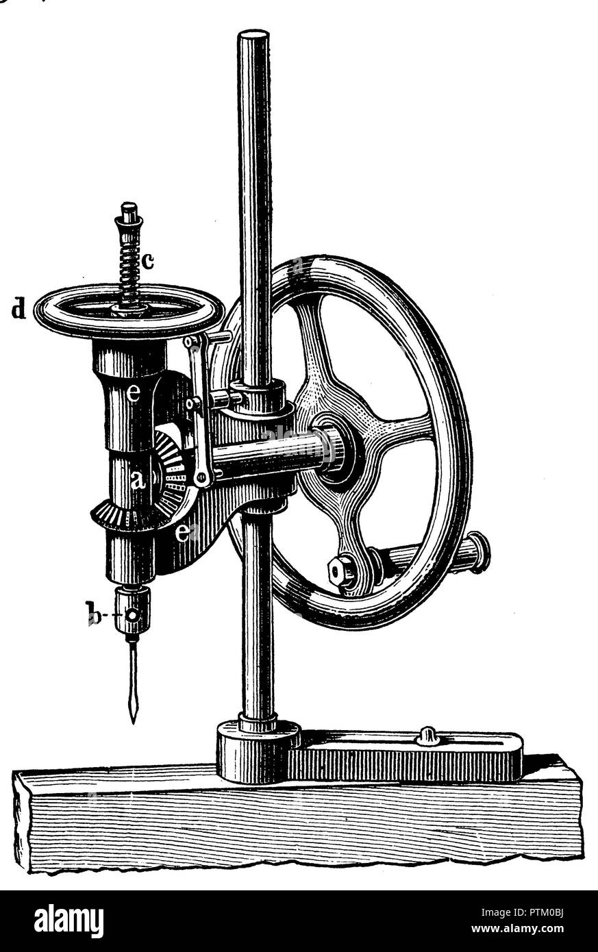 hand drill, 1900 Stock Photo Alamy