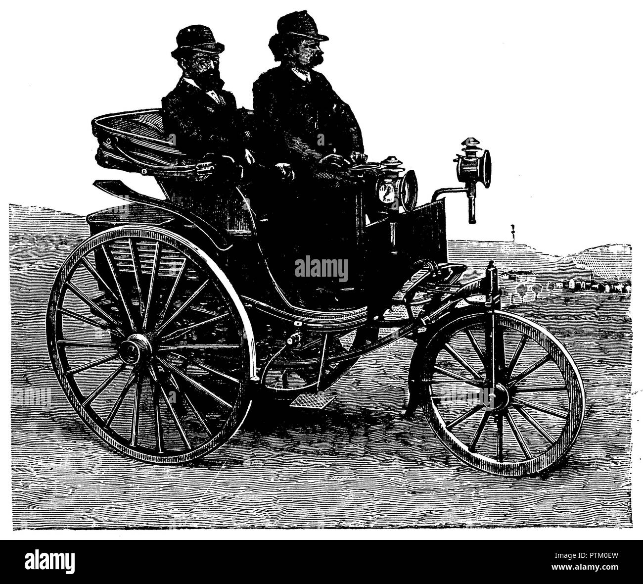 Motor vehicle (system Benz & Co.),   1900 Stock Photo