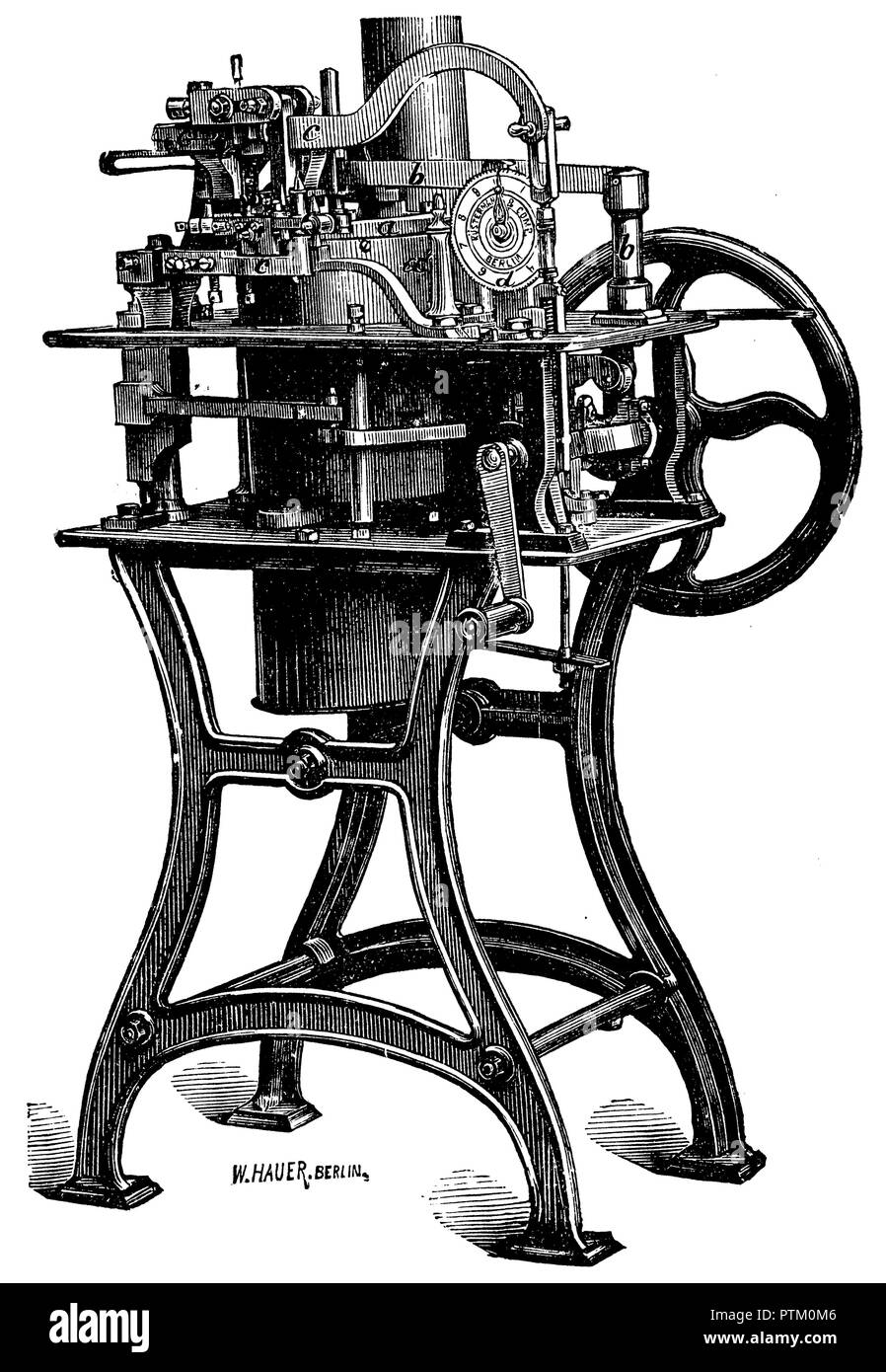 casting machine,   1900 Stock Photo
