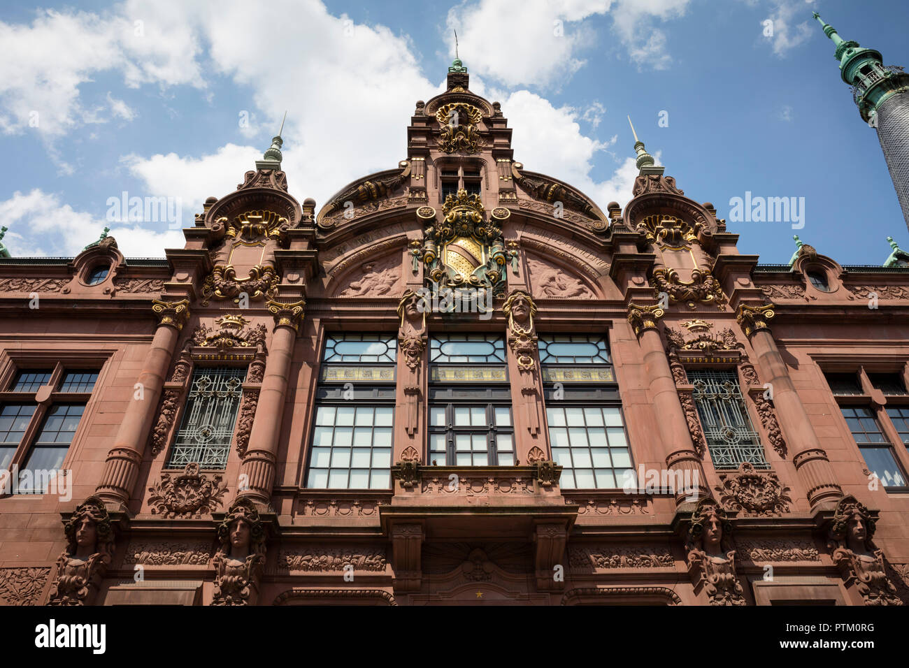 University Library, Heidelberg, Baden-Württemberg, Germany Stock Photo