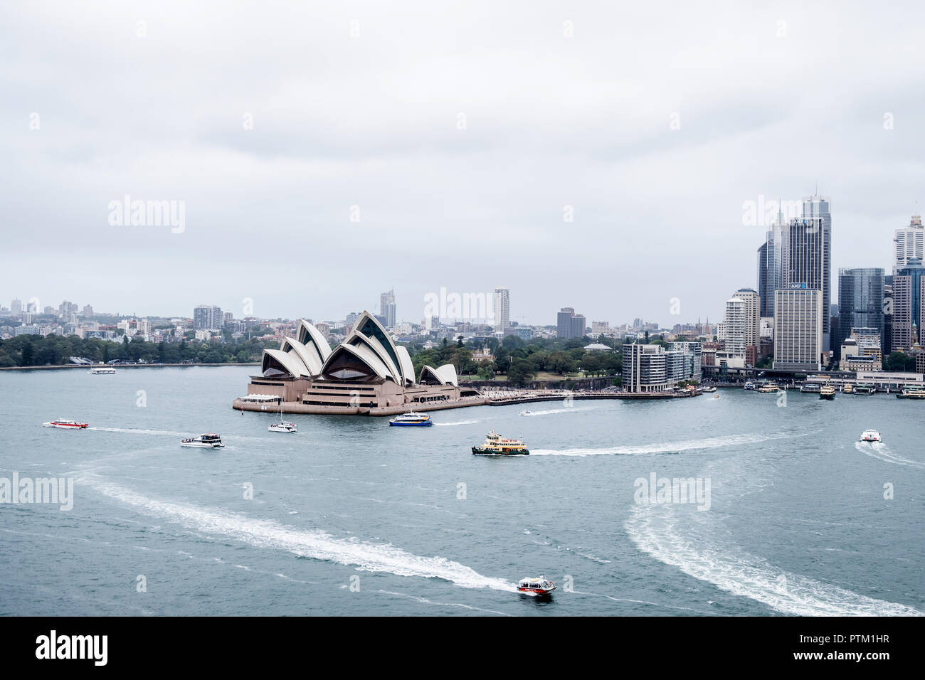 The skyline of Sydney. Stock Photo