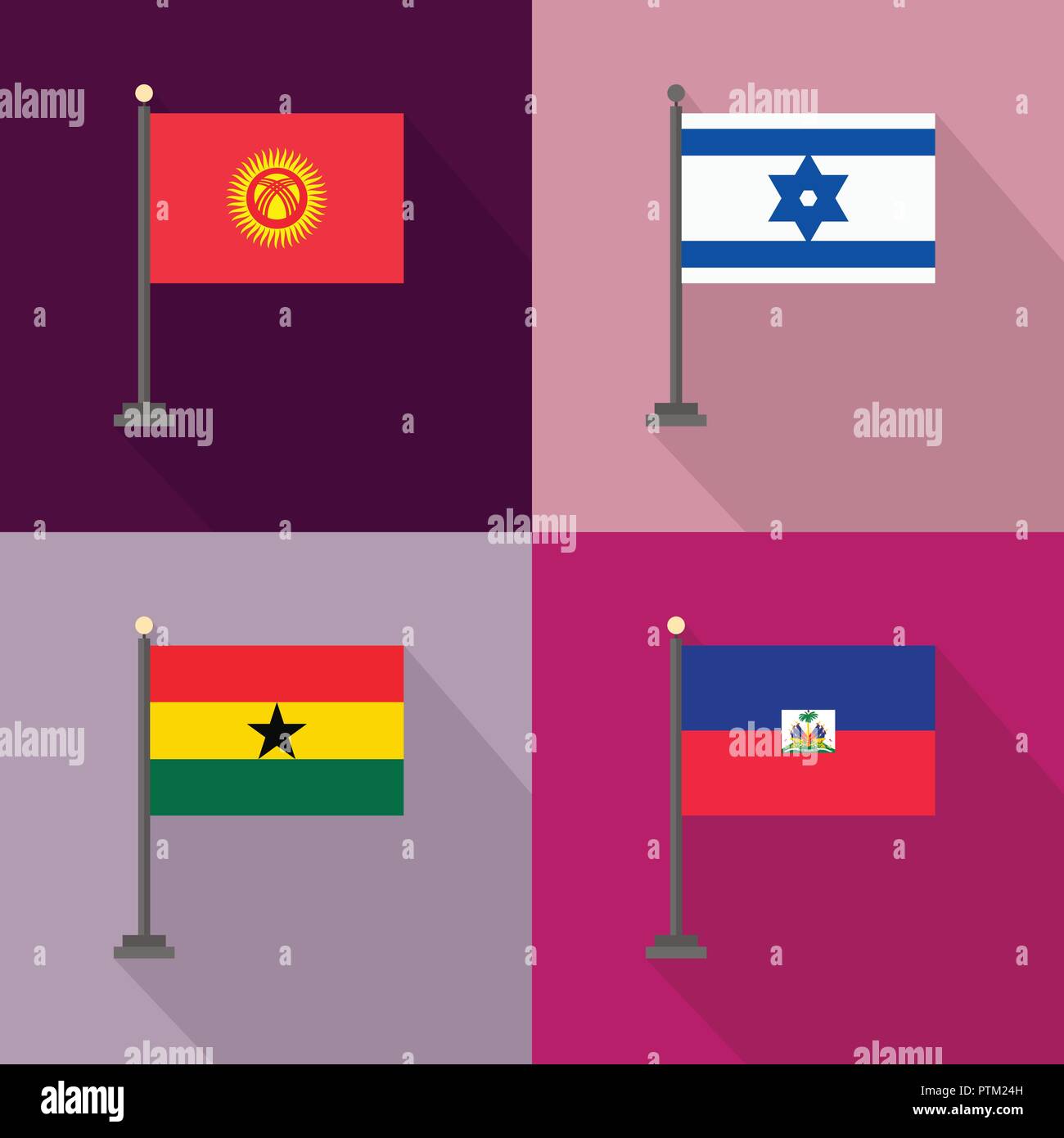 World country flags design vector Stock Vector Image & Art Alamy