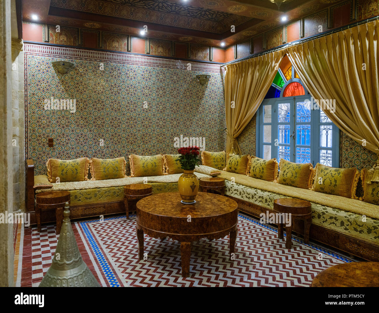 Essaouira Morocco Circa May 2018 Entrance And Lobby Of - 