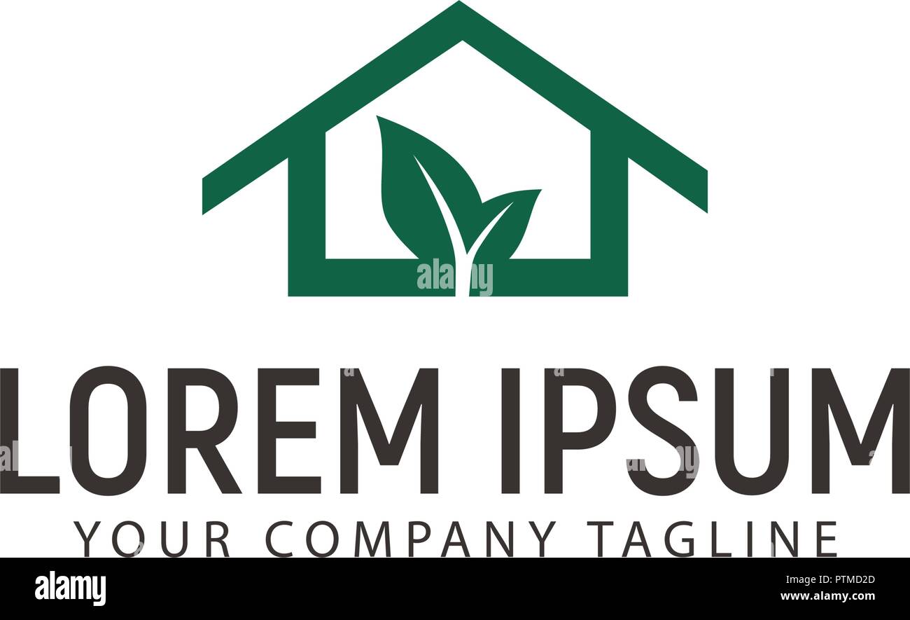 green house logo design concept template Stock Vector Image & Art - Alamy
