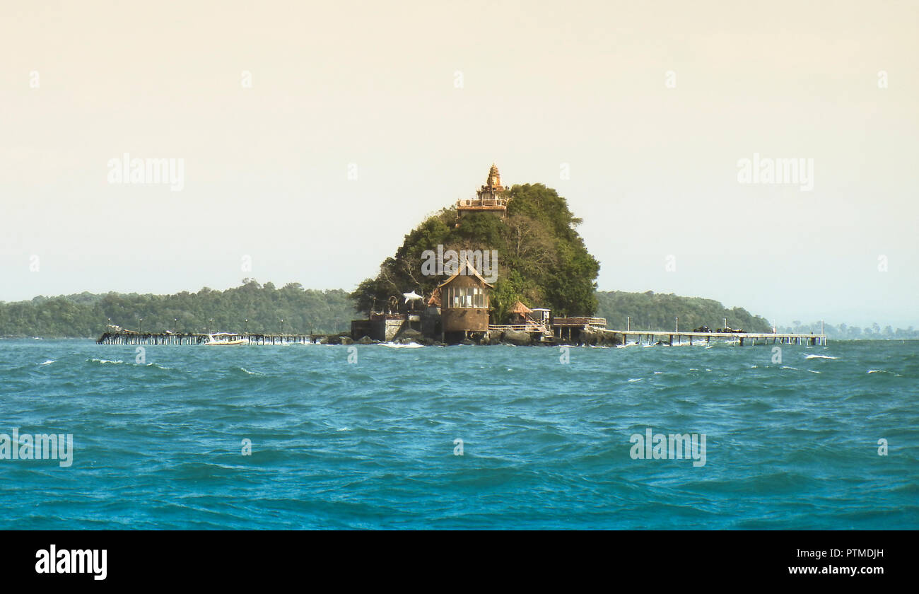 Panoramic View Of Koh Dek Koul Island Near The Coastline Of Sihanoukville,  Cambodia Stock Photo - Alamy