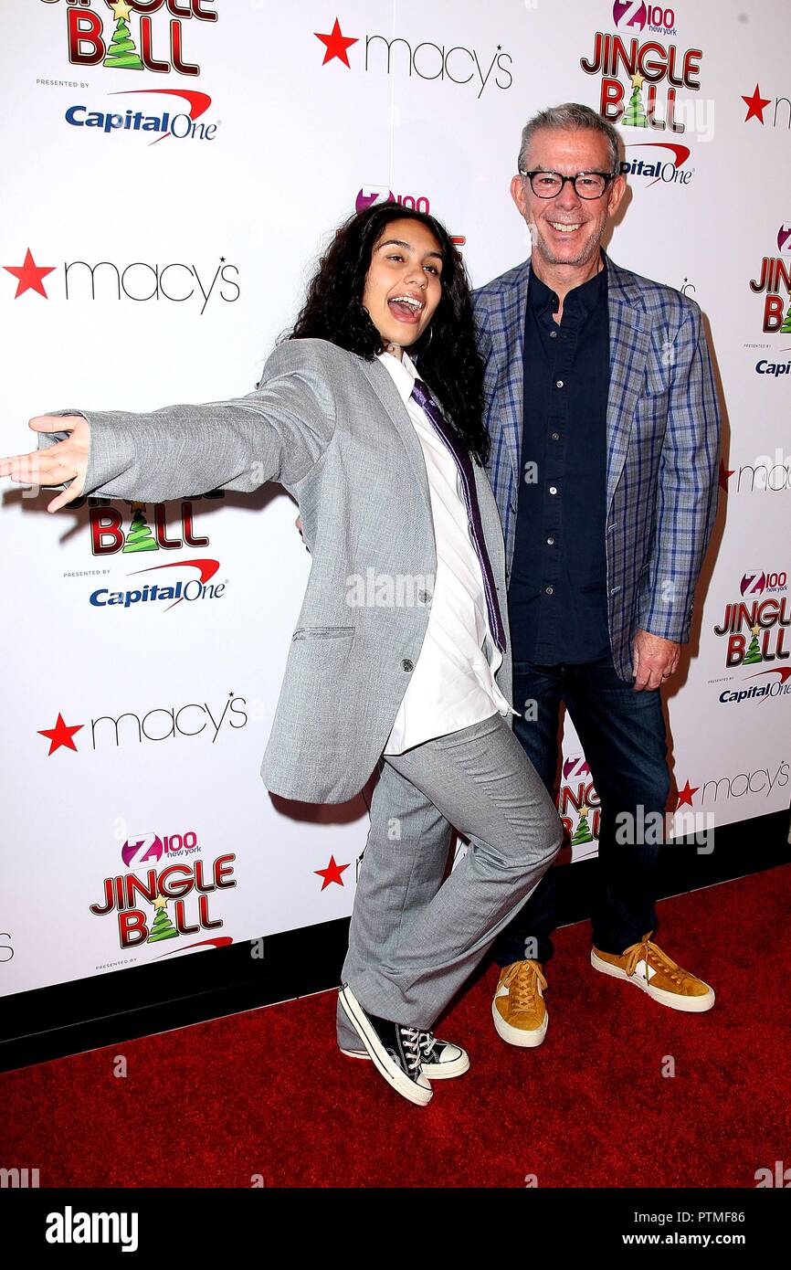 New York, NY, USA. 9th Oct, 2018. Alessia Cara, Elvis Duran at the
