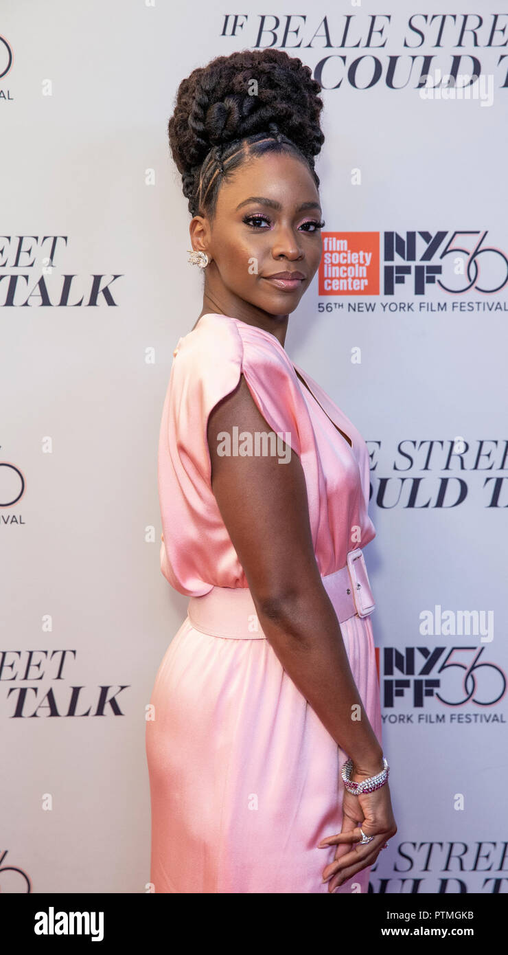 New York NY USA October 9 2018 Teyonah Parris wearing