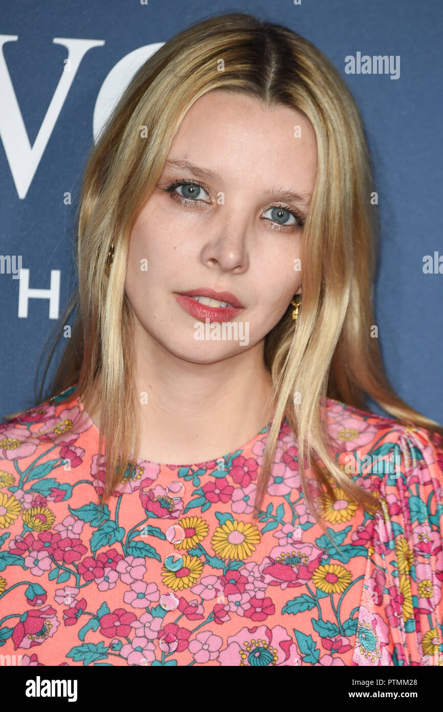 London, UK. October 09, 2018: Greta Bellamacina arriving for the 2018