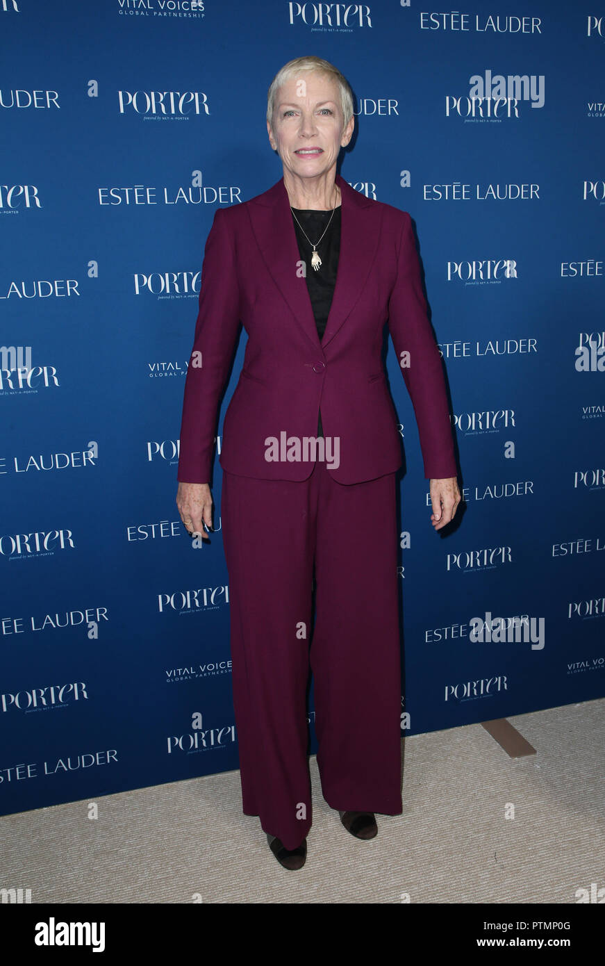 LOS ANGELES, CA - OCTOBER 9: Annie Lennox, At Porter's Third Annual ...