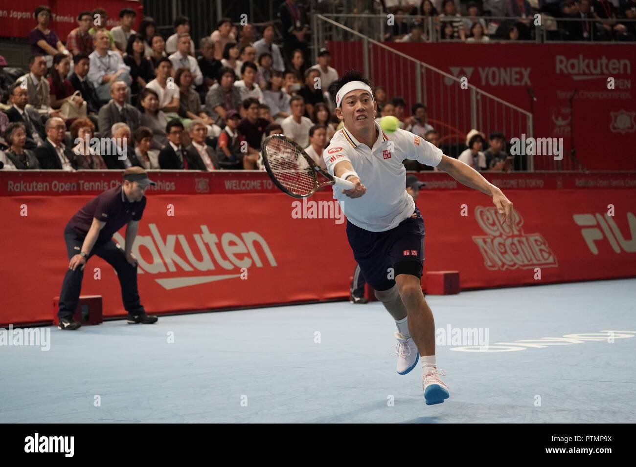 Tokyo Japan 7th Oct 18 Kei Nishikori Jpn Tennis Rakuten Japan Open Tennis Championships 18 Singles Final At Musashino Forest Sport Plaza In Tokyo Japan Credit Hitoshi Mochizuki Aflo Alamy Live News