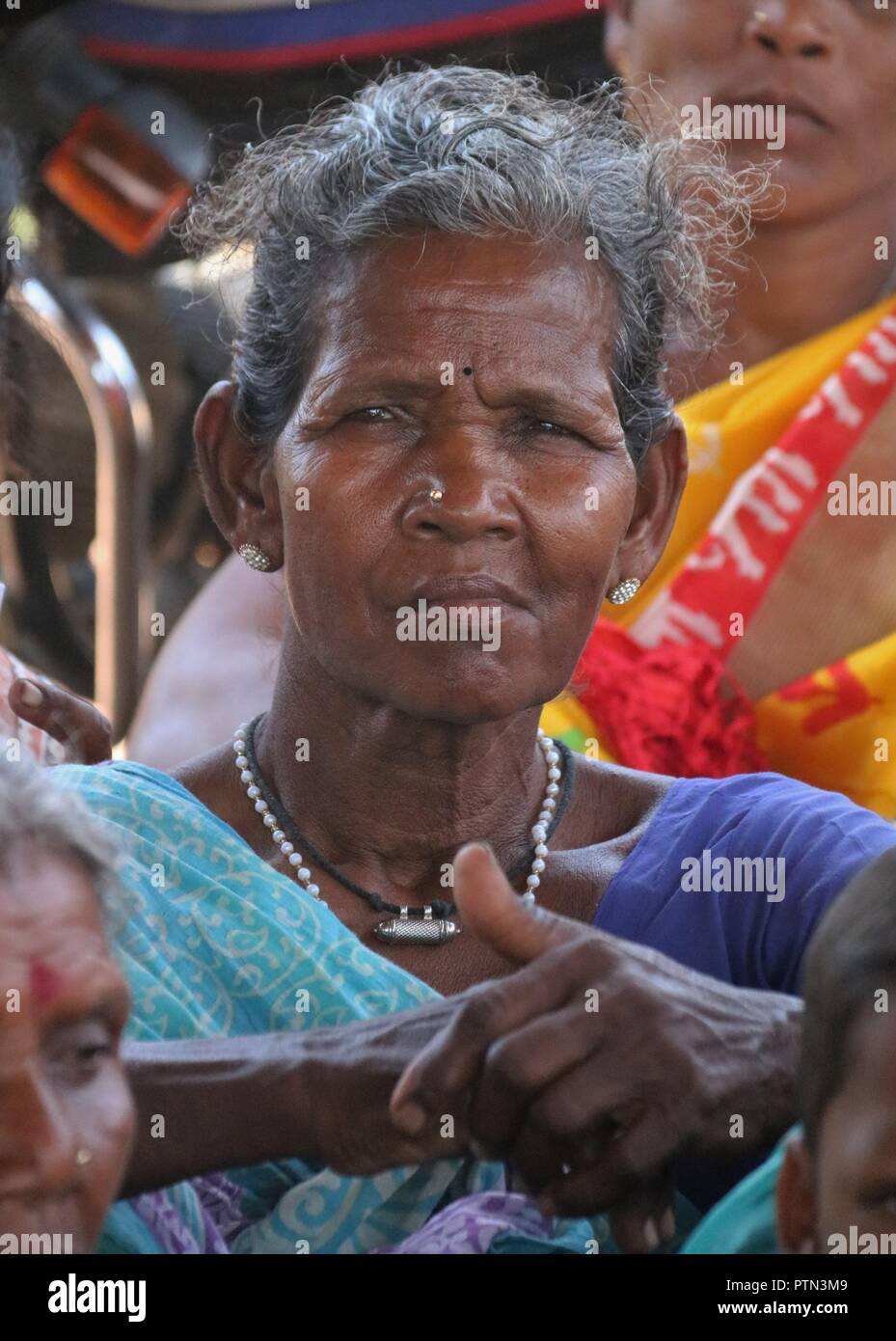 Indian woman and women Stock Photo