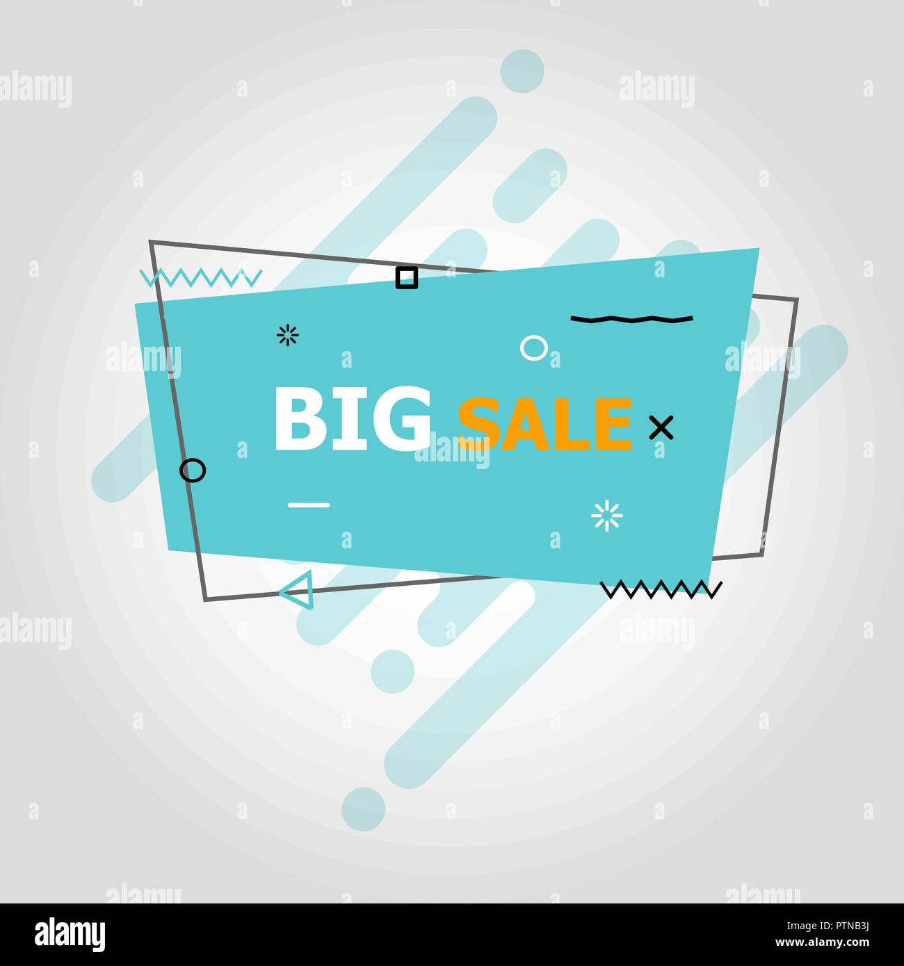 Blue flat speech bubble shaped banners, stock vector Stock Vector