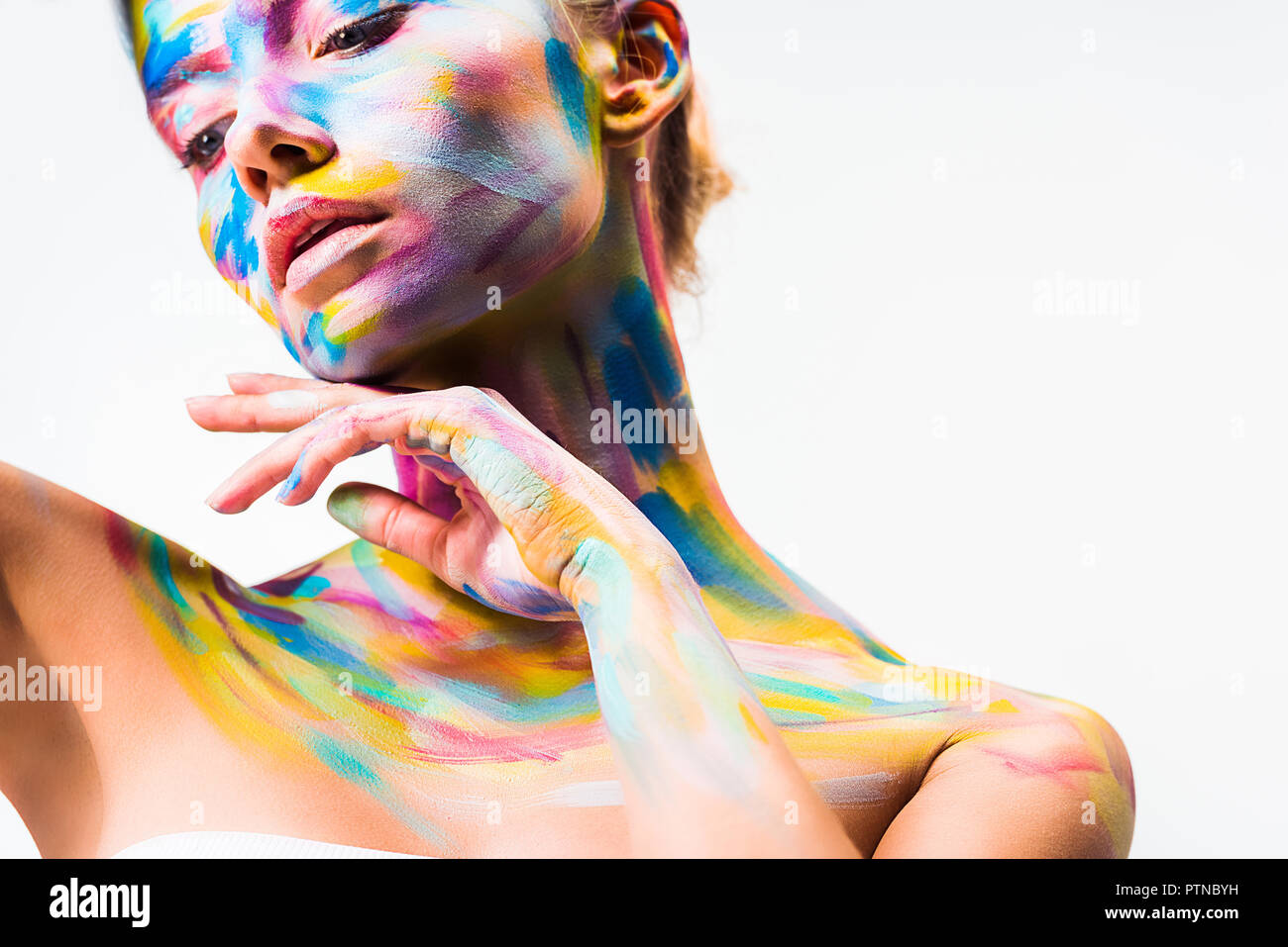 2,919 White Body Paint Stock Photos, High-Res Pictures, and Images