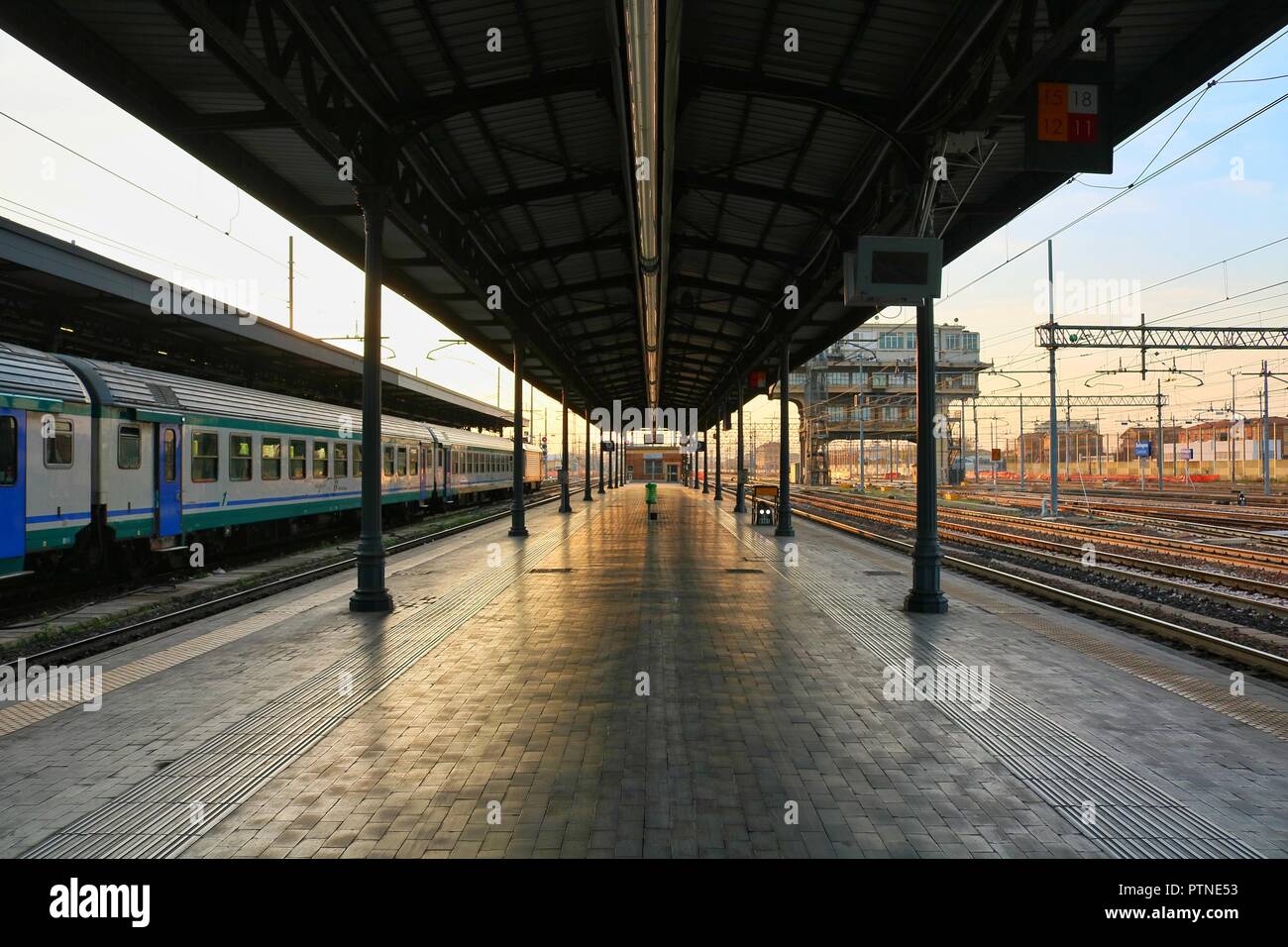 Bologna Train Station Stock Photo Alamy