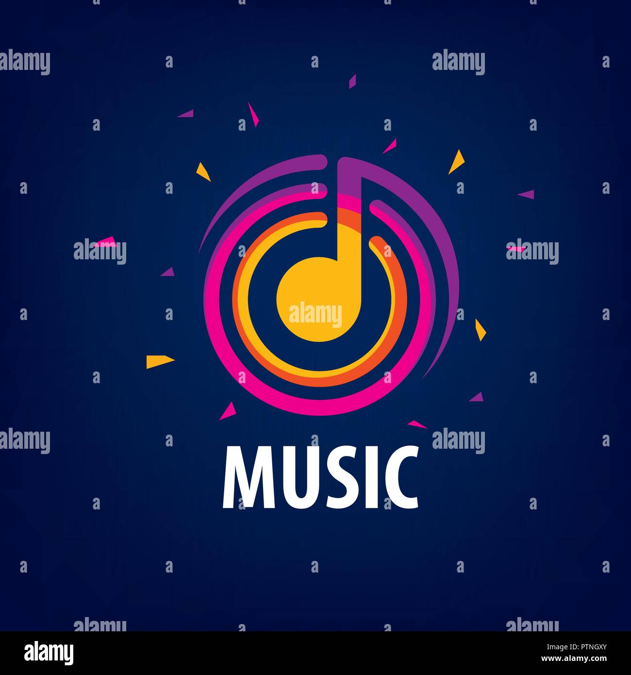 Vector sign music. Illustration of musical notes Stock Vector Image ...