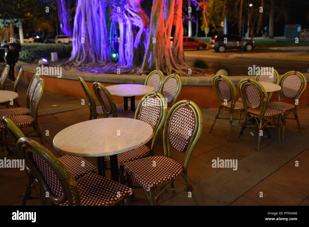 Restaurant scenes, Townsville, Queensland, Australia Stock Photo