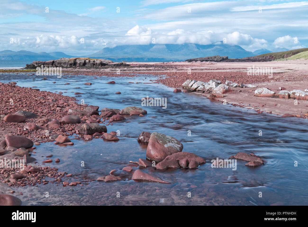 Kilmory river, Isle of Rum Stock Photo Alamy