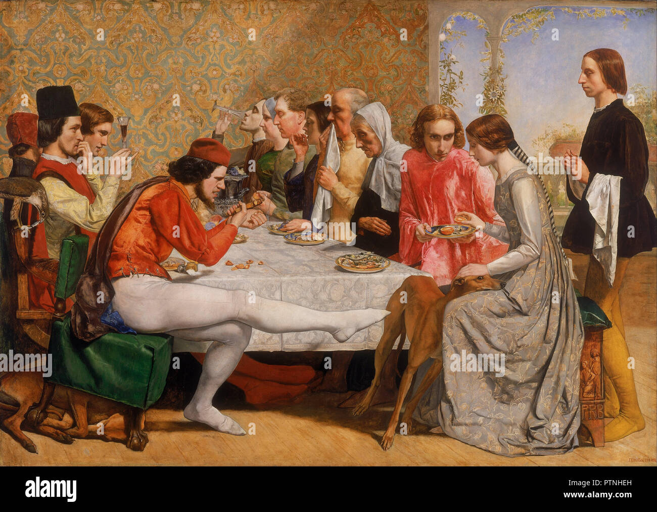 pre raphaelite orange dress Pre-Raphaelite dress Psyche sustainable