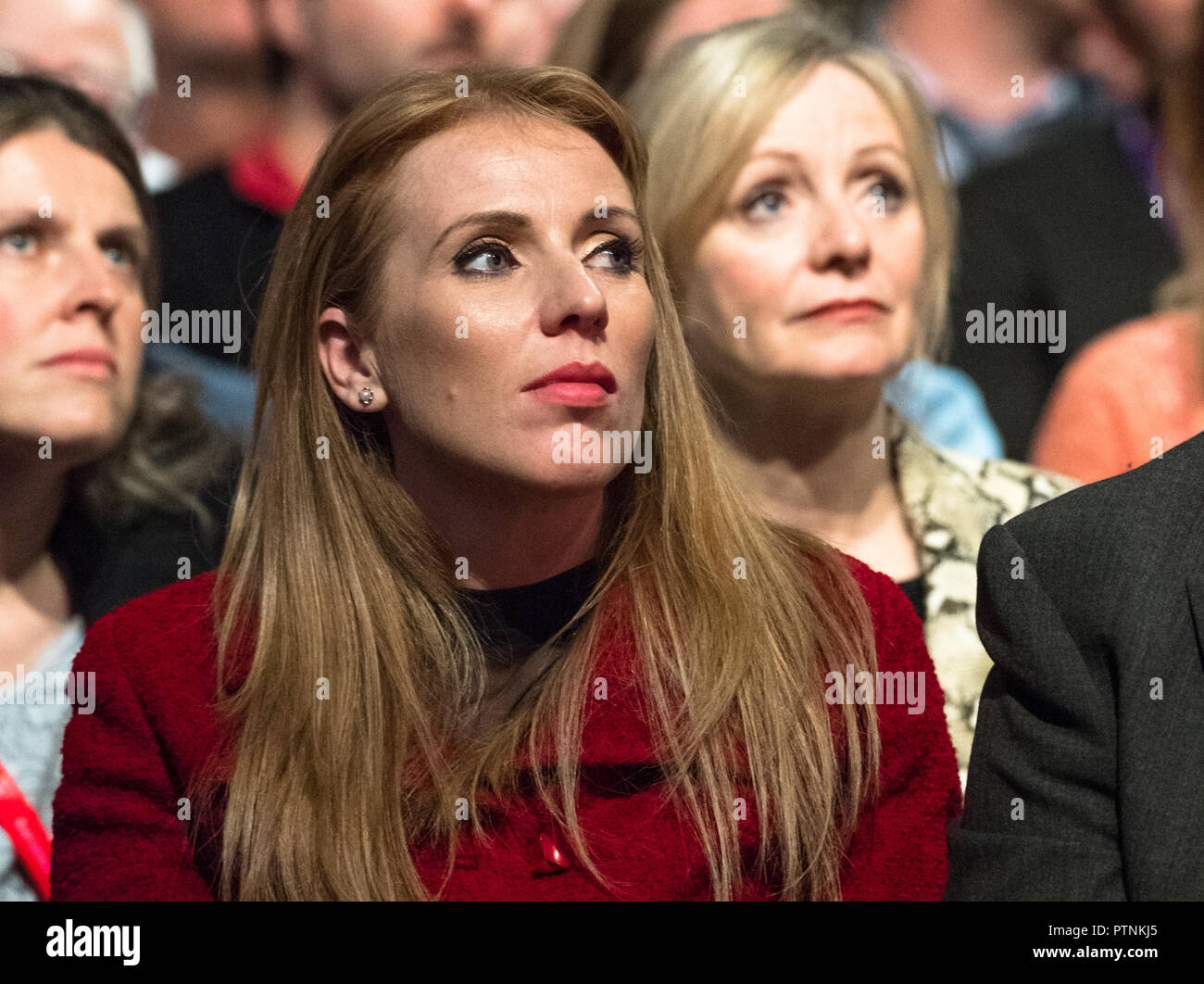 Angela Rayner MP at the labour Party annual conference 2018, Liverpool. Stock Photo