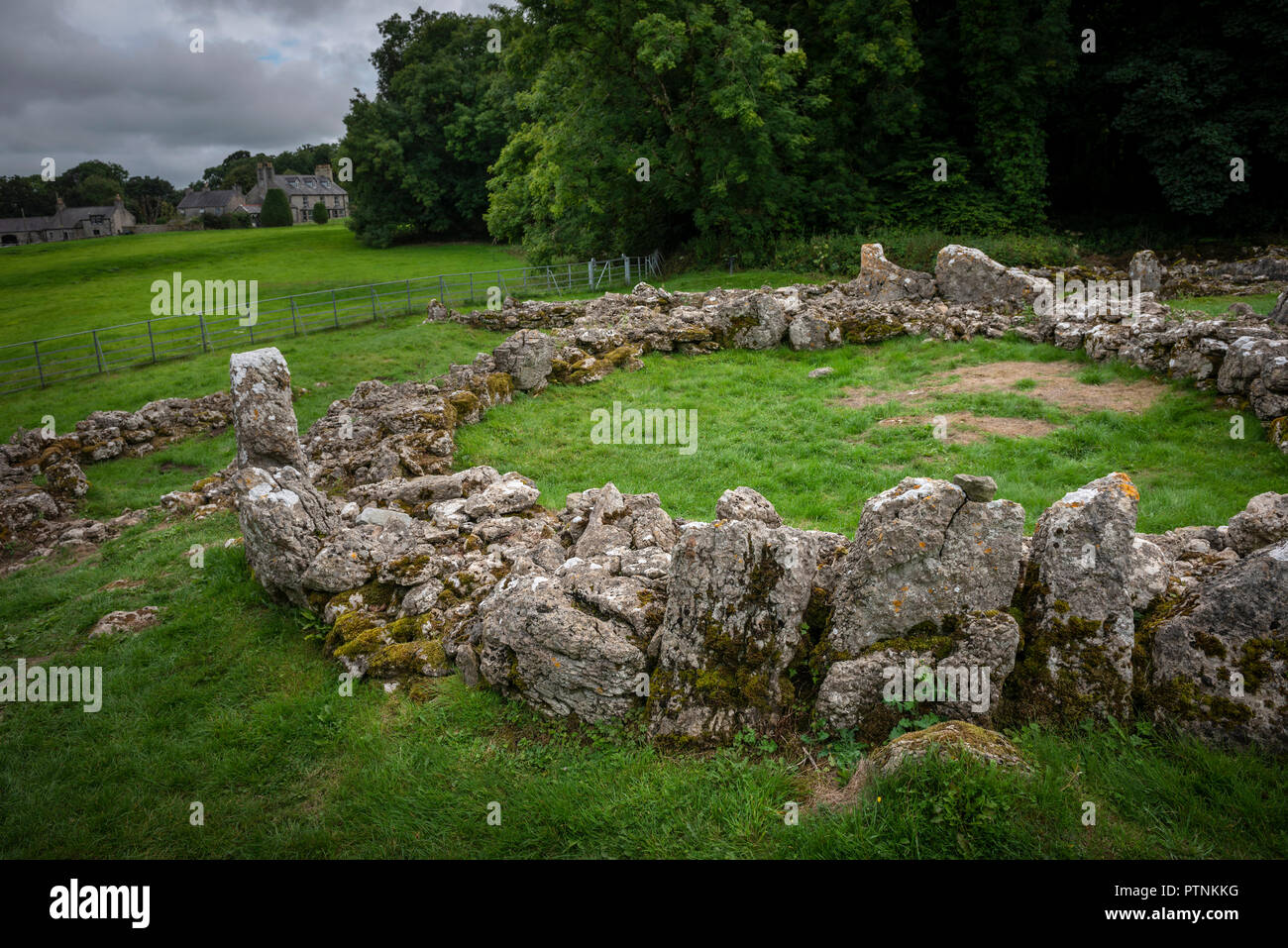 Din Lligwy Iron Age settlement on Anglesey, Wales, UK Stock Photo Alamy