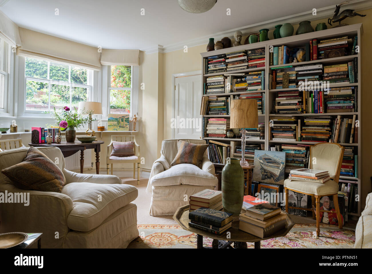 Custom made bookcase for library of books on art and design. a Howard