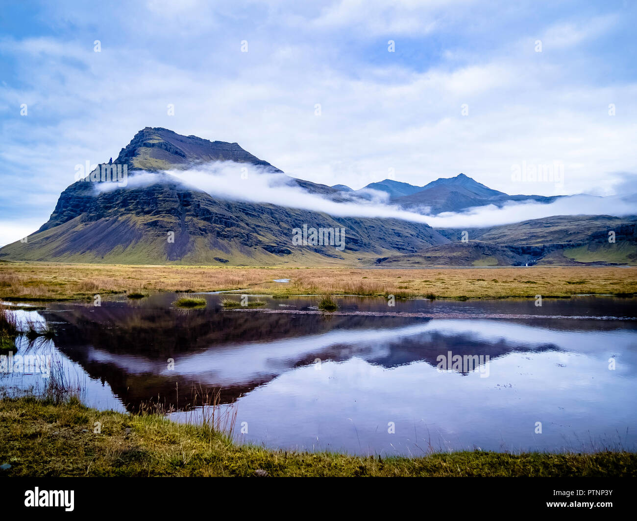 Dramatic scenery at the countryside of Iceland Stock Photo