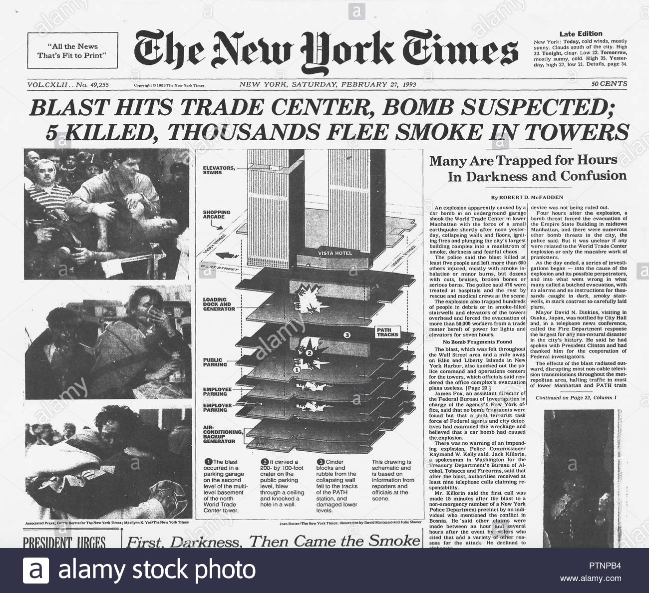 Image result for 1993 world trade center bombing