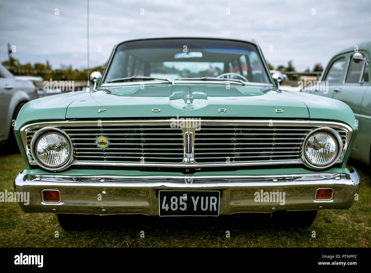 Ford Falcon at an American Car Show, Suffolk UK Stock Photo