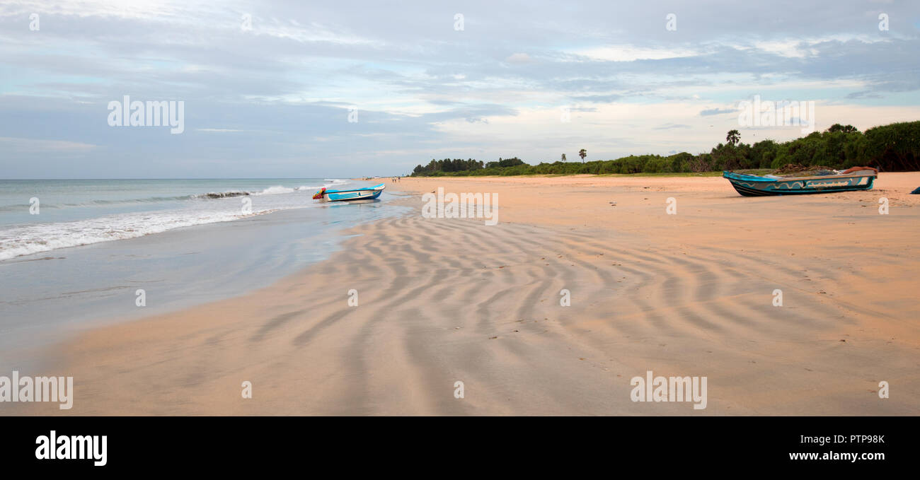 Beached Boat On Nilaveli Beach In Trincomalee Sri Lanka Asia