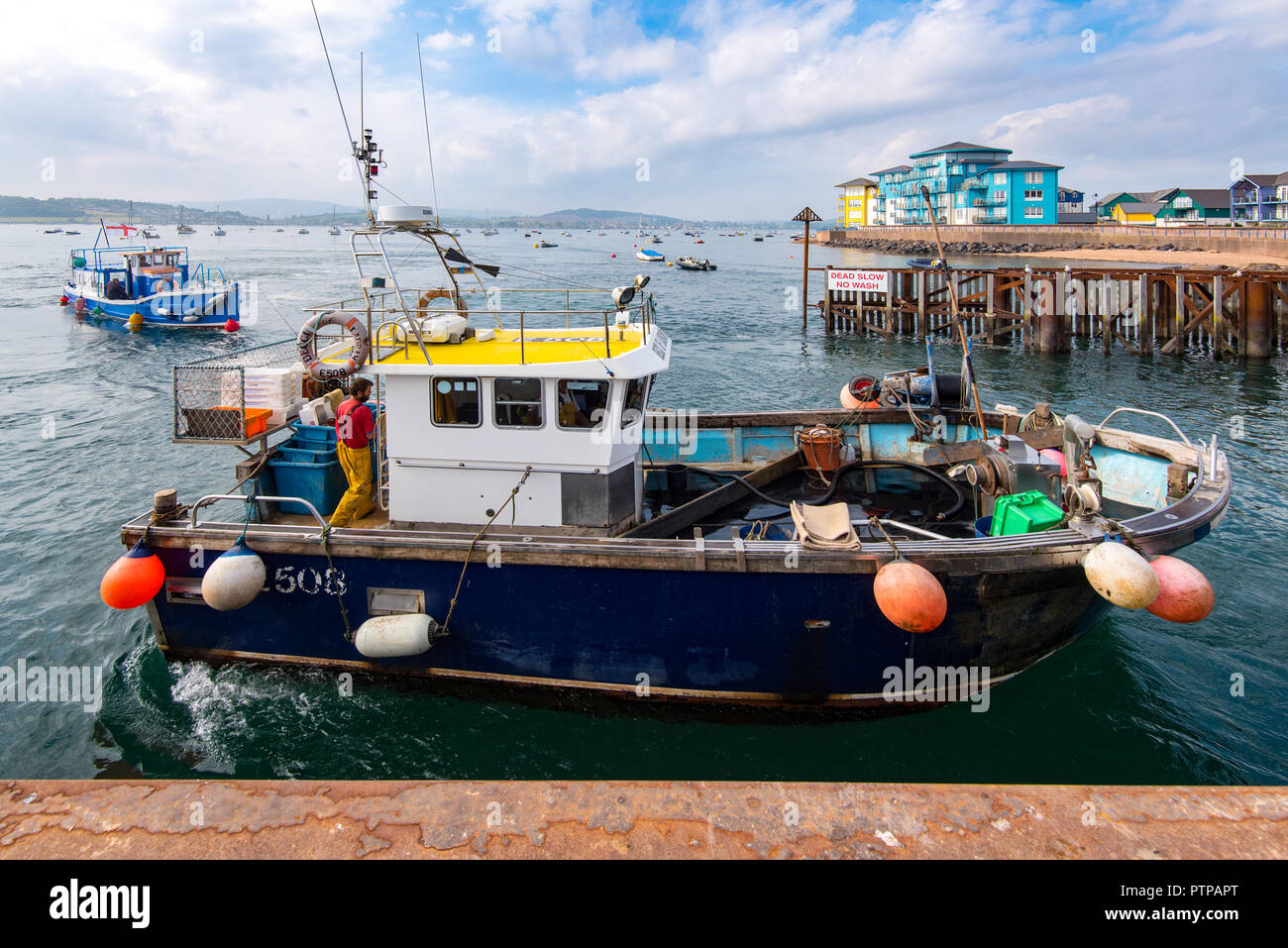 EXMOUTH, DEVON, UK 05OCT2018 Becci of Ladram is a purpose built
