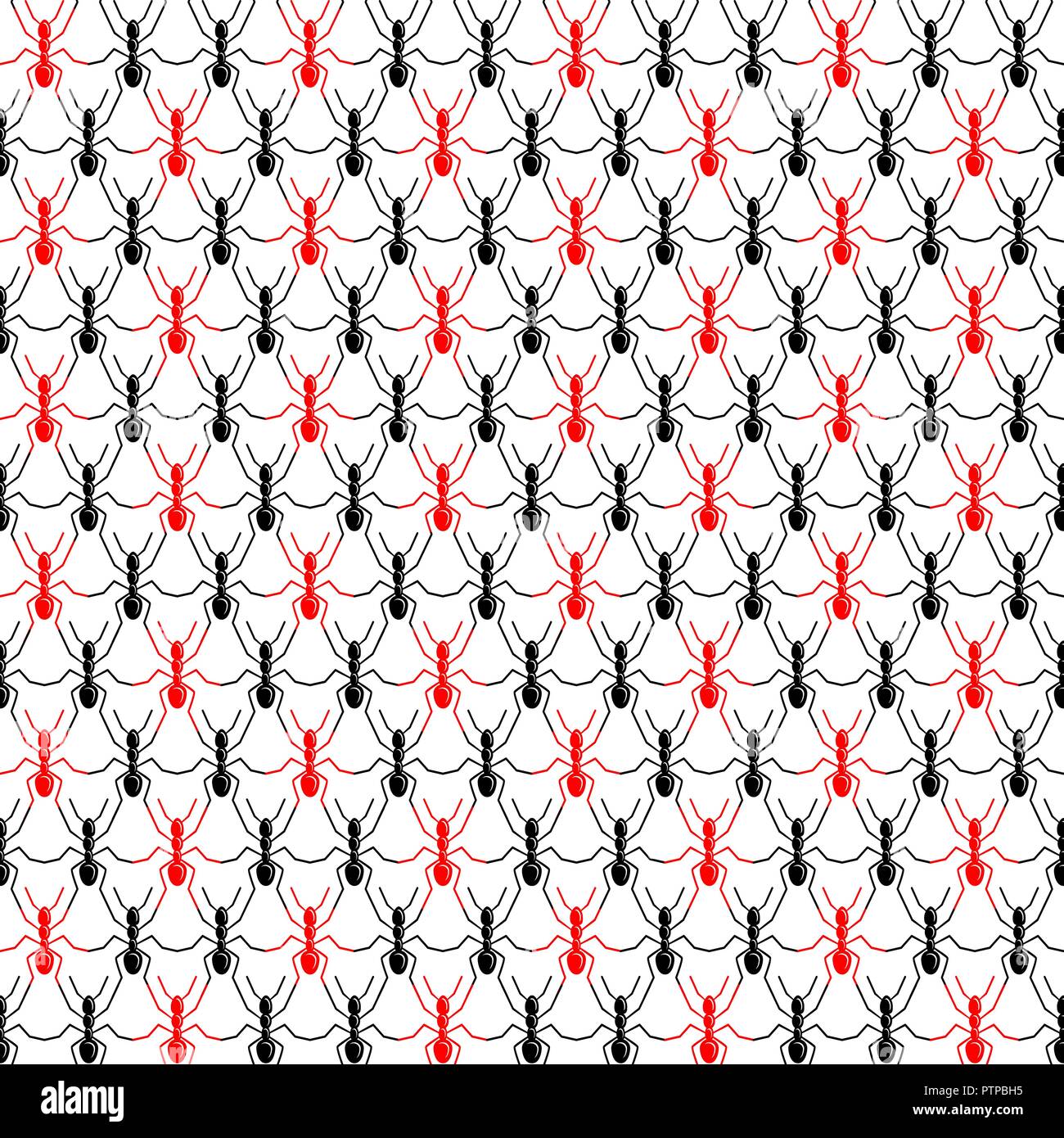 Illustration of ants on a white background. Vector Stock Vector Image ...