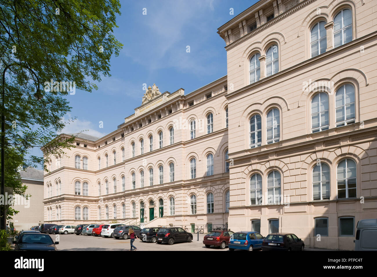 Wien, Anatomisches Institut Sensengasse bzw Spitalgasse Stock Photo