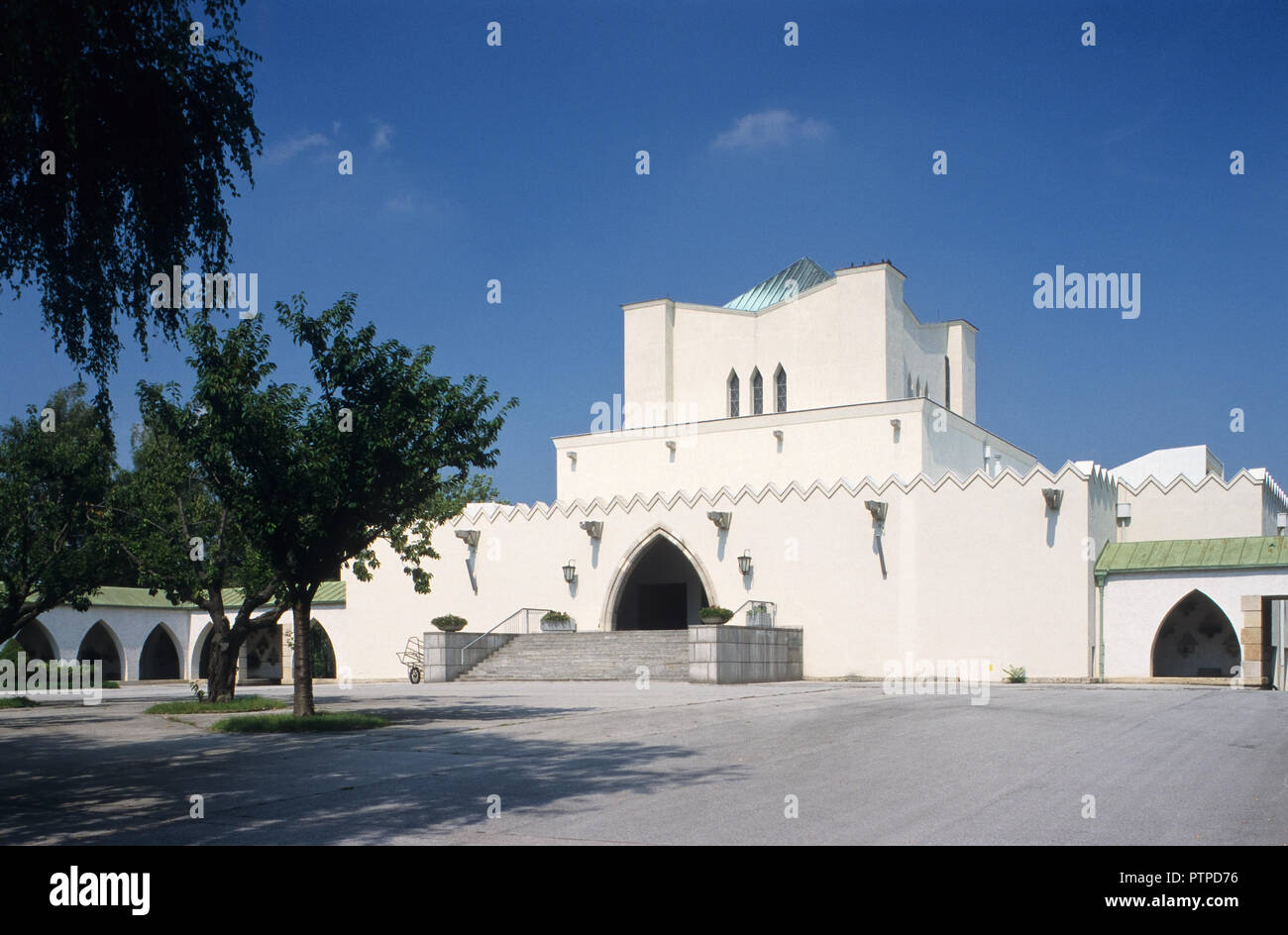 Wien, Feuerhalle (Krematorium), Clemens Holzmeister 1922 Stock Photo