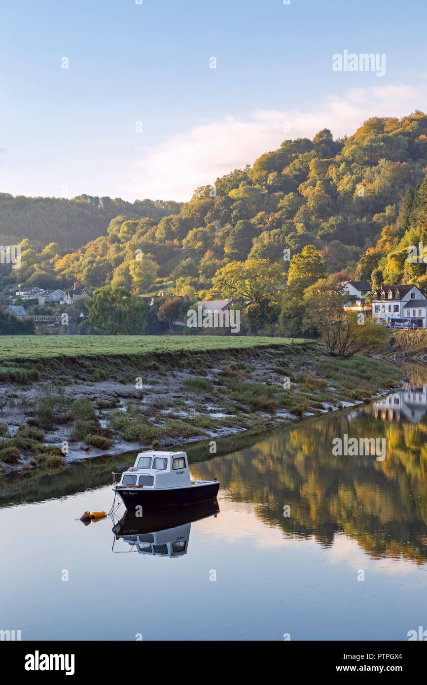 Tintern in the Wye valley. Stock Photo