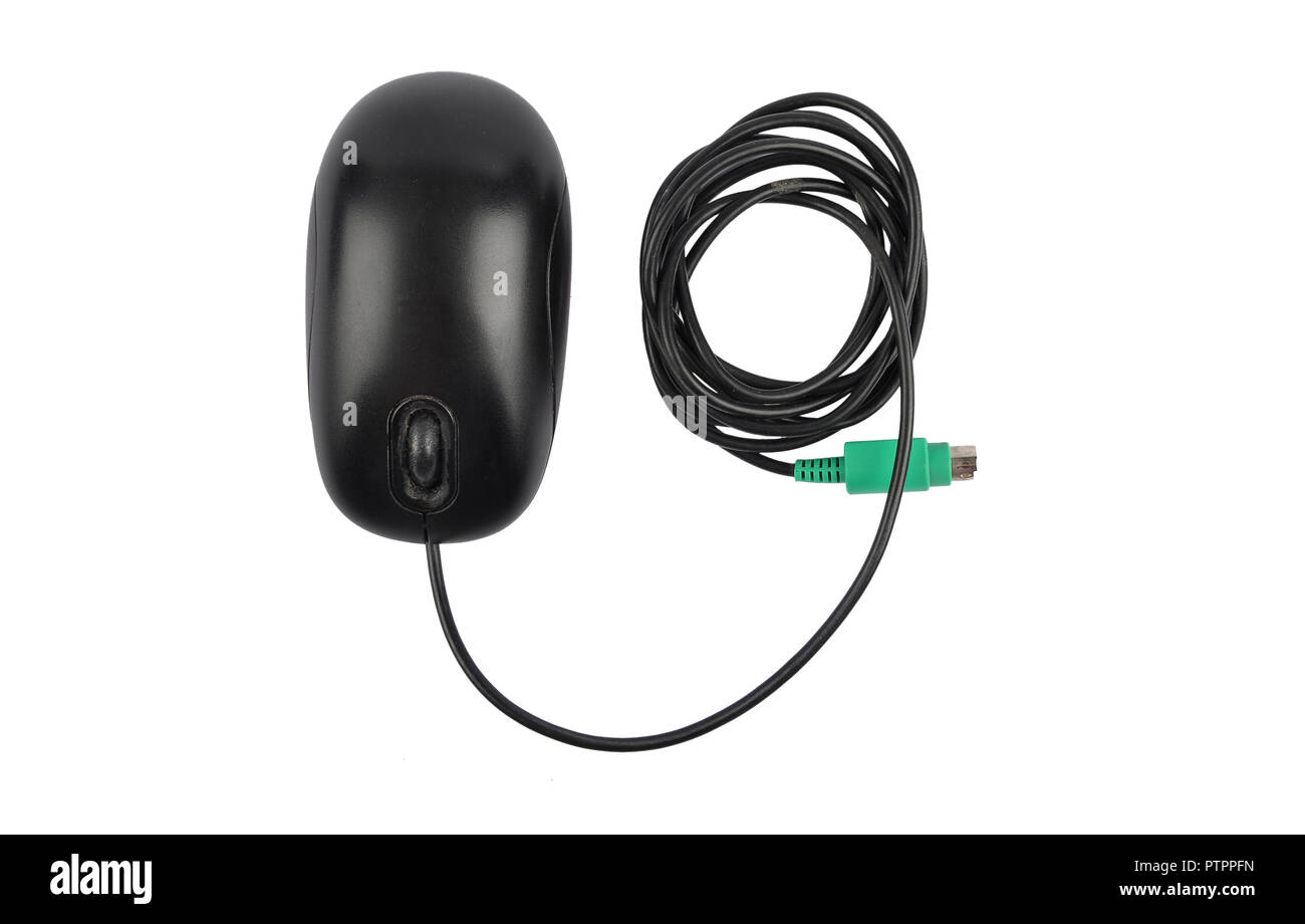 Computer mouse on white background Stock Photo