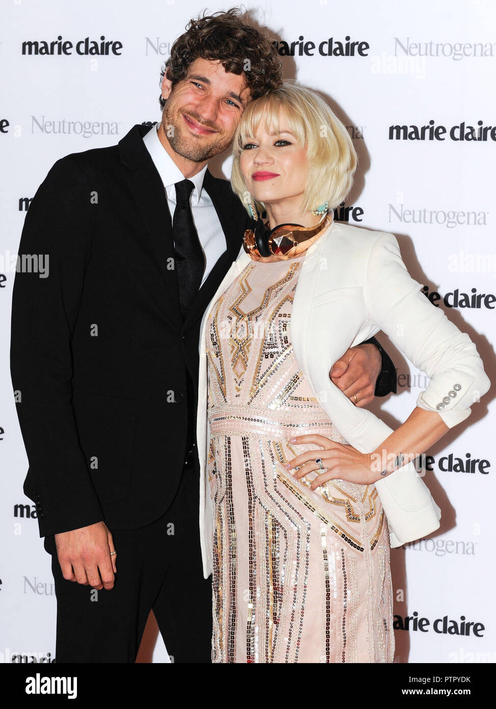 Photo Must Be Credited ©Alpha Press 080011 09/10/2018 Max Rogers and Kimberly Wyatt at the Marie Claire Future Shapers Awards 2018 held at Principal London in Russell Square, London. Stock Photo