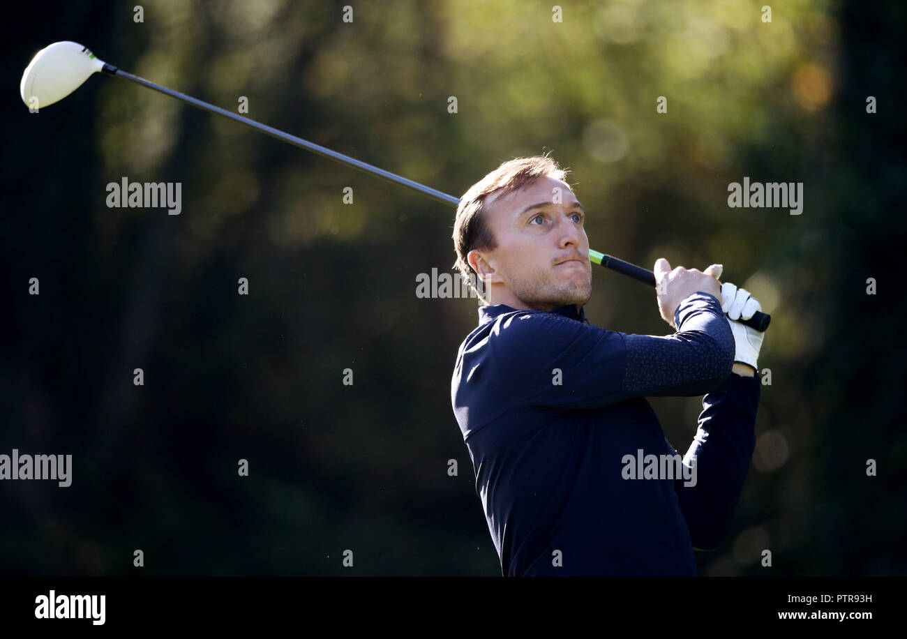 During british masters pro am walton heath golf club hires stock