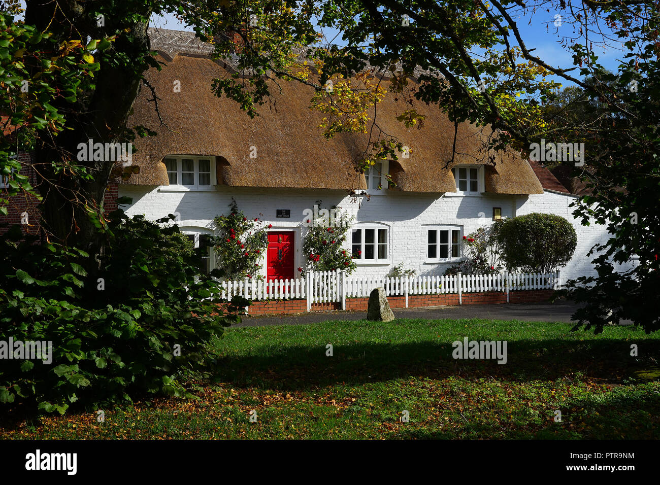 The attractive former post office at North Waltham, Hampshire Stock