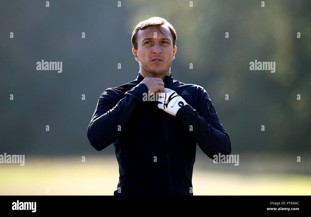 Mark Noble during the British Masters ProAm at Walton Heath Golf Club