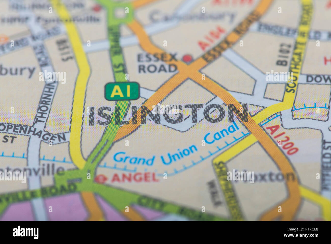 Street Map Of Islington Islington Street Map High Resolution Stock Photography And Images - Alamy