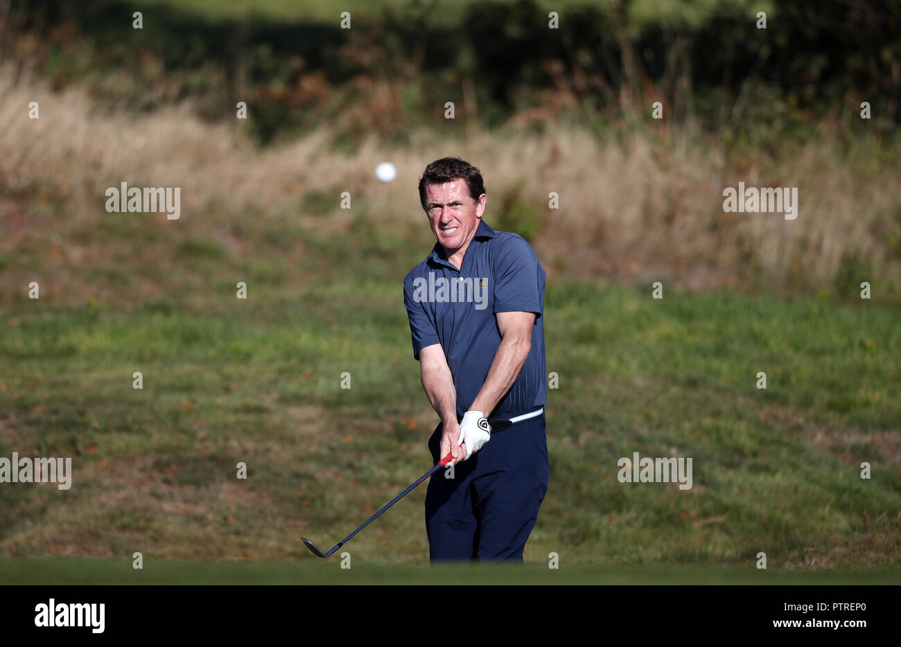 A P McCoy during the British Masters ProAm at Walton Heath Golf Club
