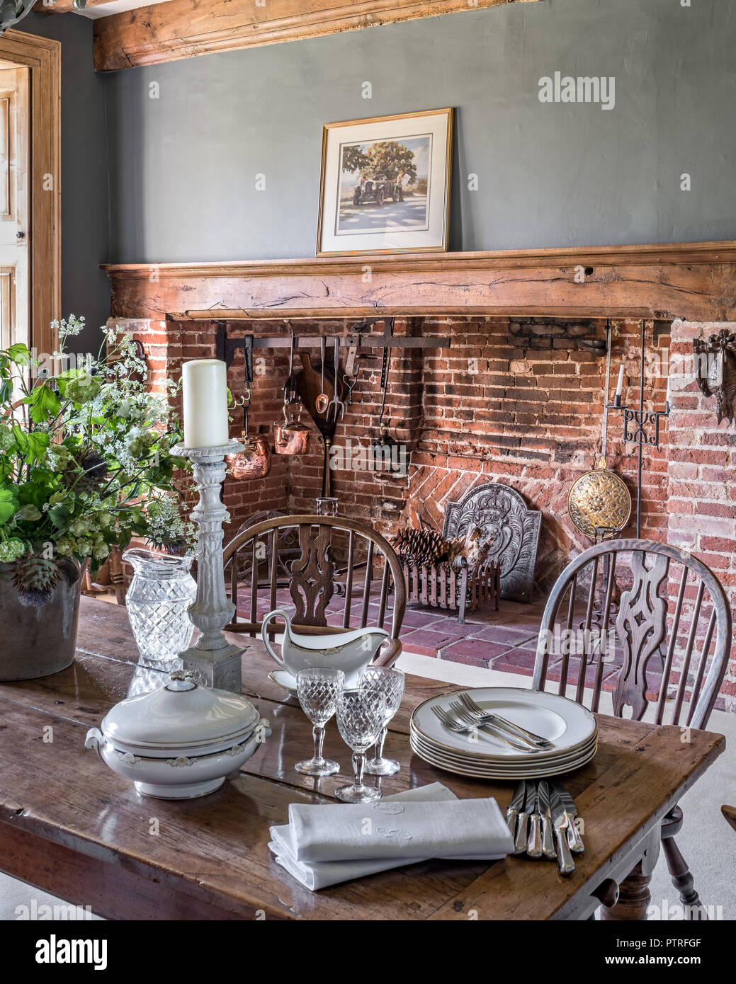 Inglenook Fireplace Stock Photos Inglenook Fireplace Stock