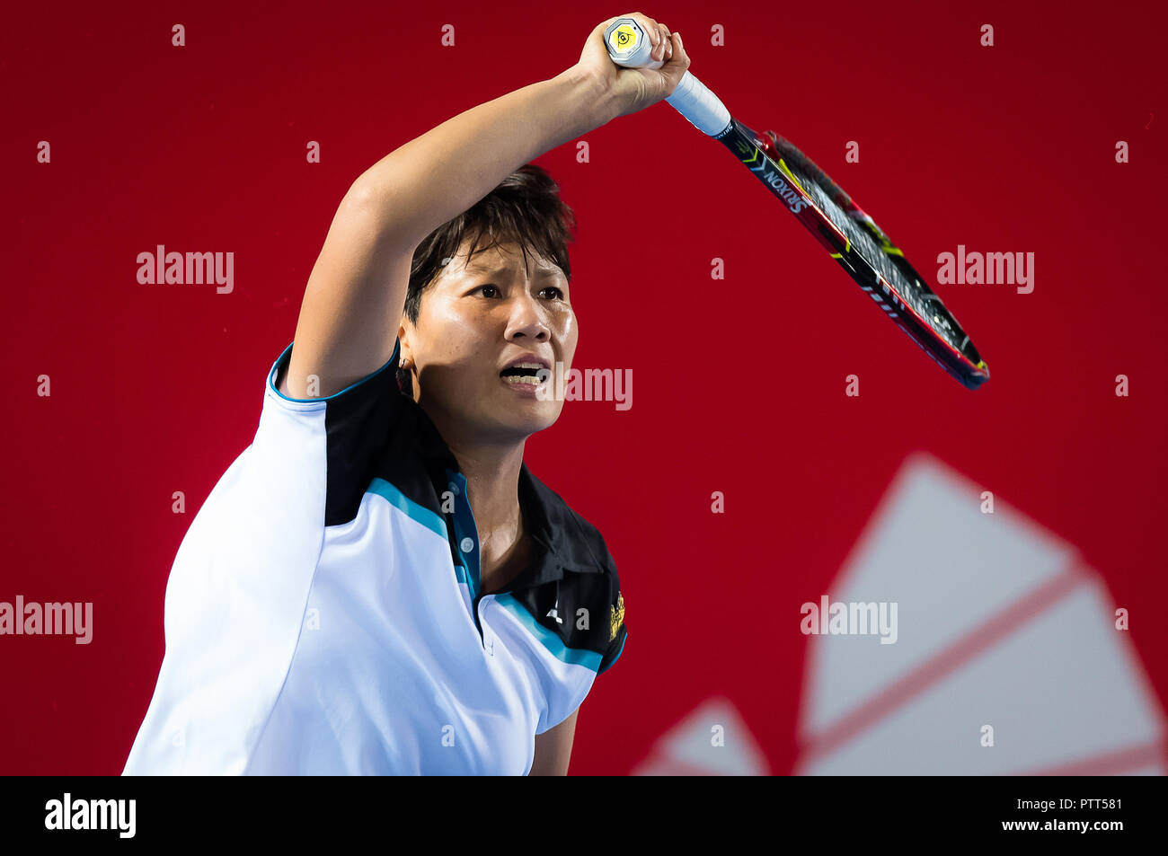 Hong Kong. October 10, 2018 Luksika Kumkhum of Thailand in action
