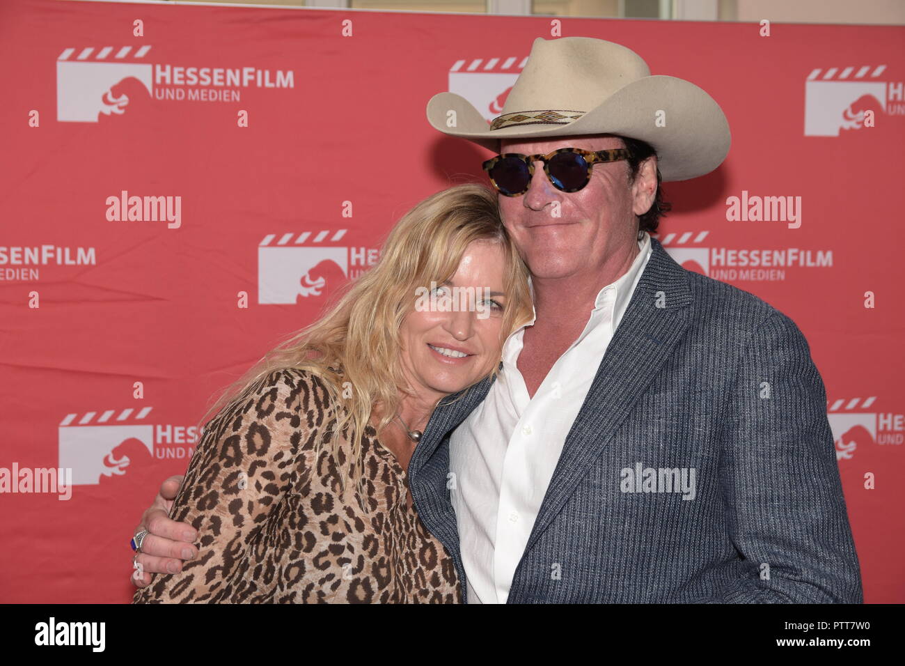 Frankfurt am main germany october 10 2018 michael madsen and wife
