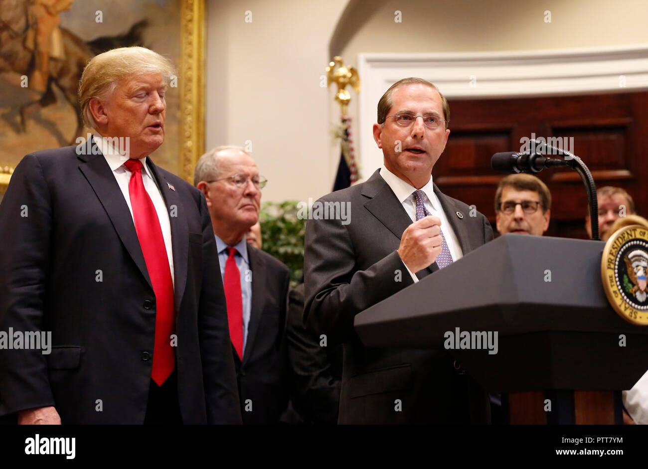 United States Secretary of Health and Human Services (HHS) Alex Azar ...